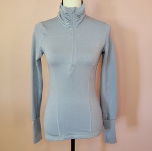 Mondetta grey 1/4 zip lightweight pullover size xs